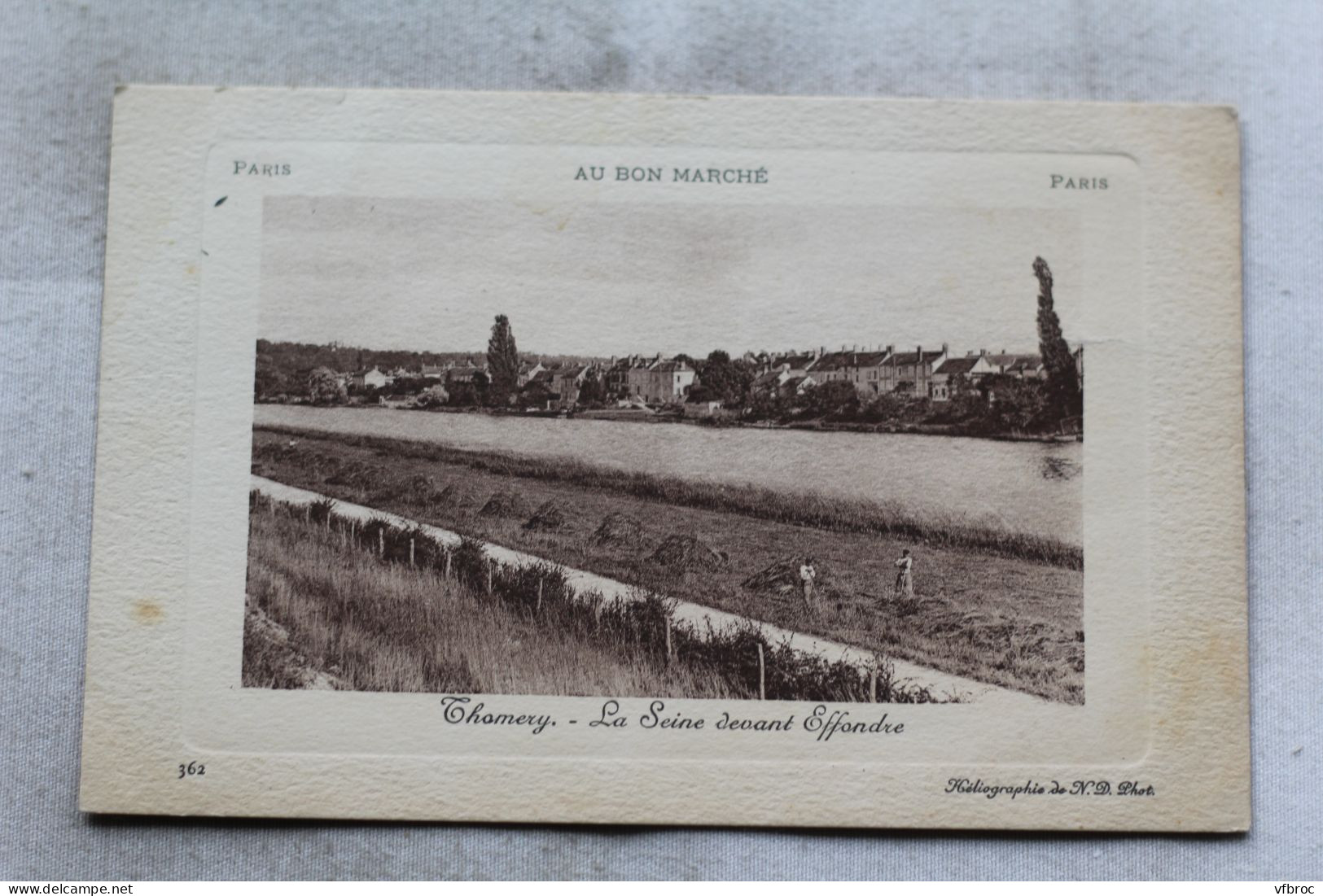 Thomery, la Seine devant Effondre, Seine et Marne 77