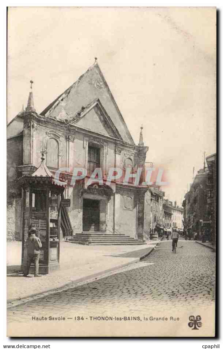 Thonon les Bains CPA La grande rue