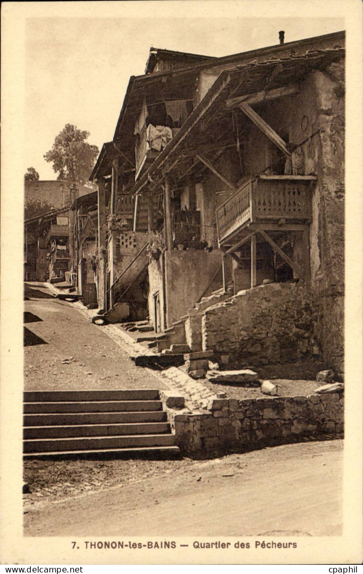 Thonon les Bains - Quartier des Pecheurs - CPA