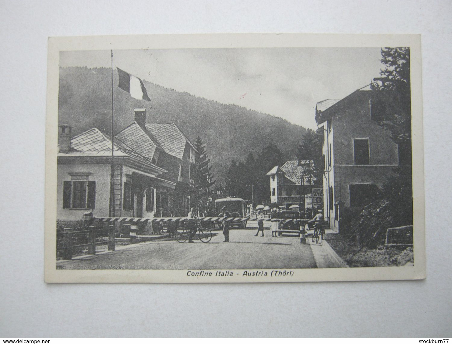 THÖRL , Grenze zu Italien               , Seltene Karte