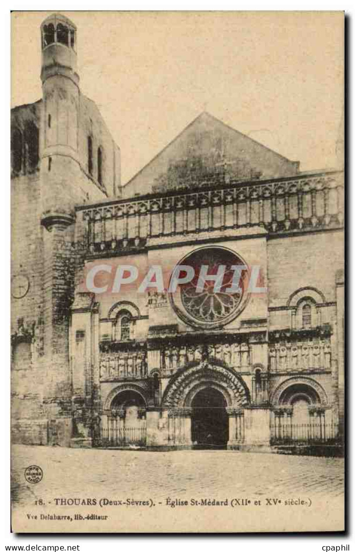 Thouars CPA Eglise St Medard