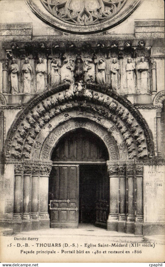 Thouars CPA L'eglise St Medard