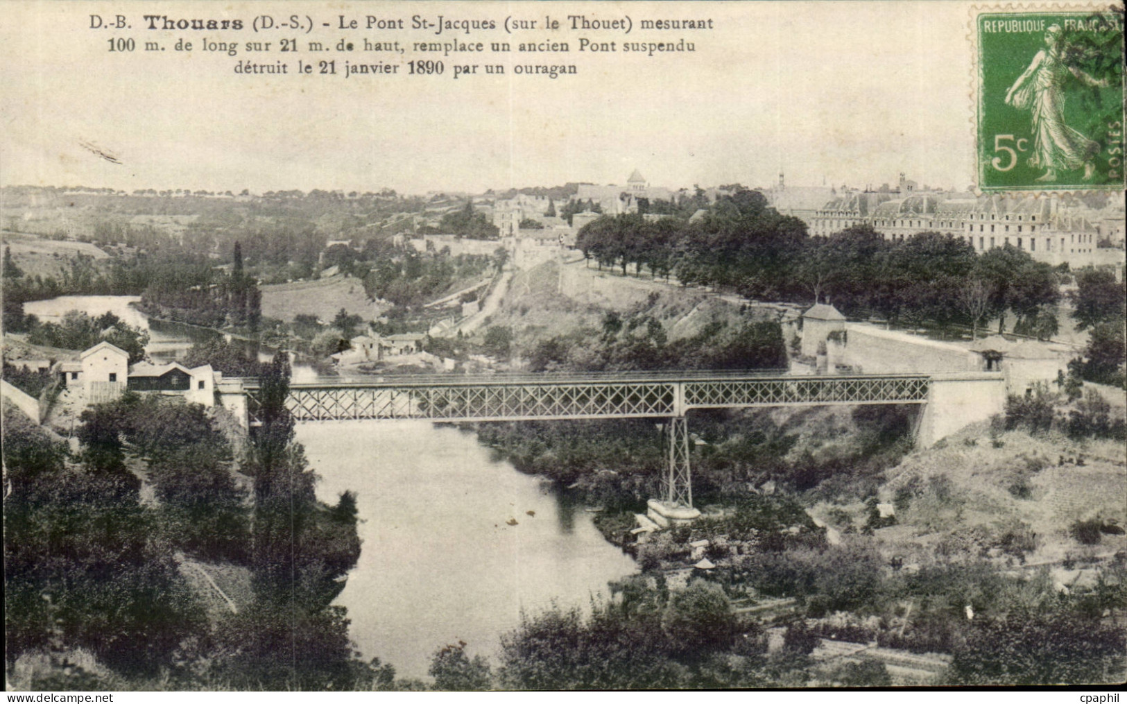 Thouars CPA Le pont Saint Jacques