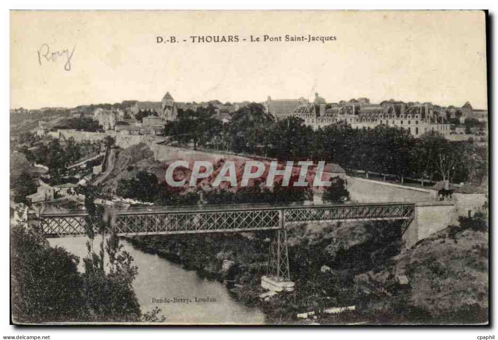 Thouars CPA Le pont Saint Jacques