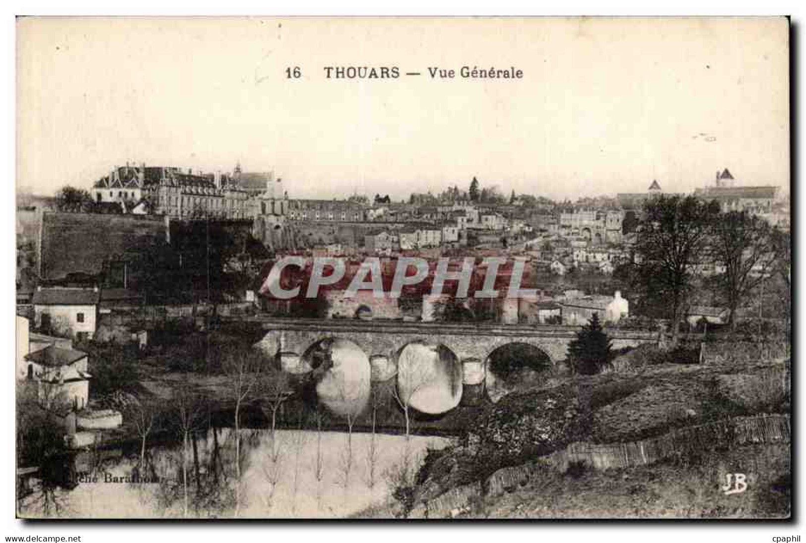 Thouars CPA Vue generale