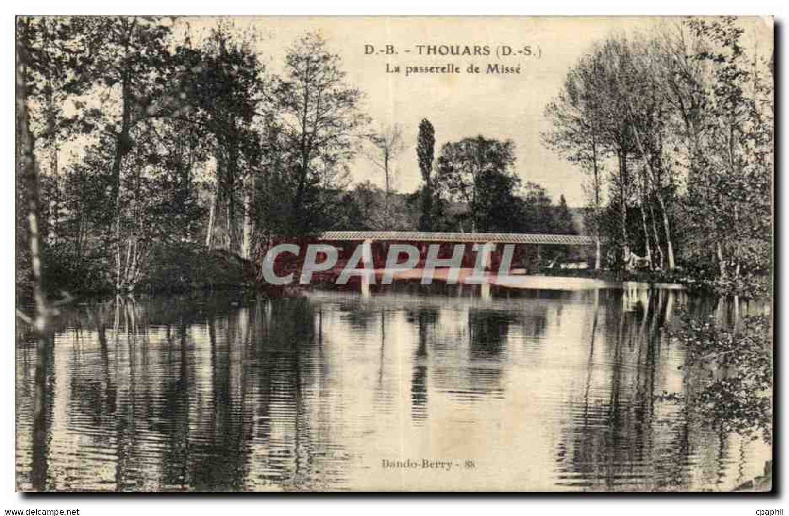 Thouars - La Passerelle de Misse - CPA