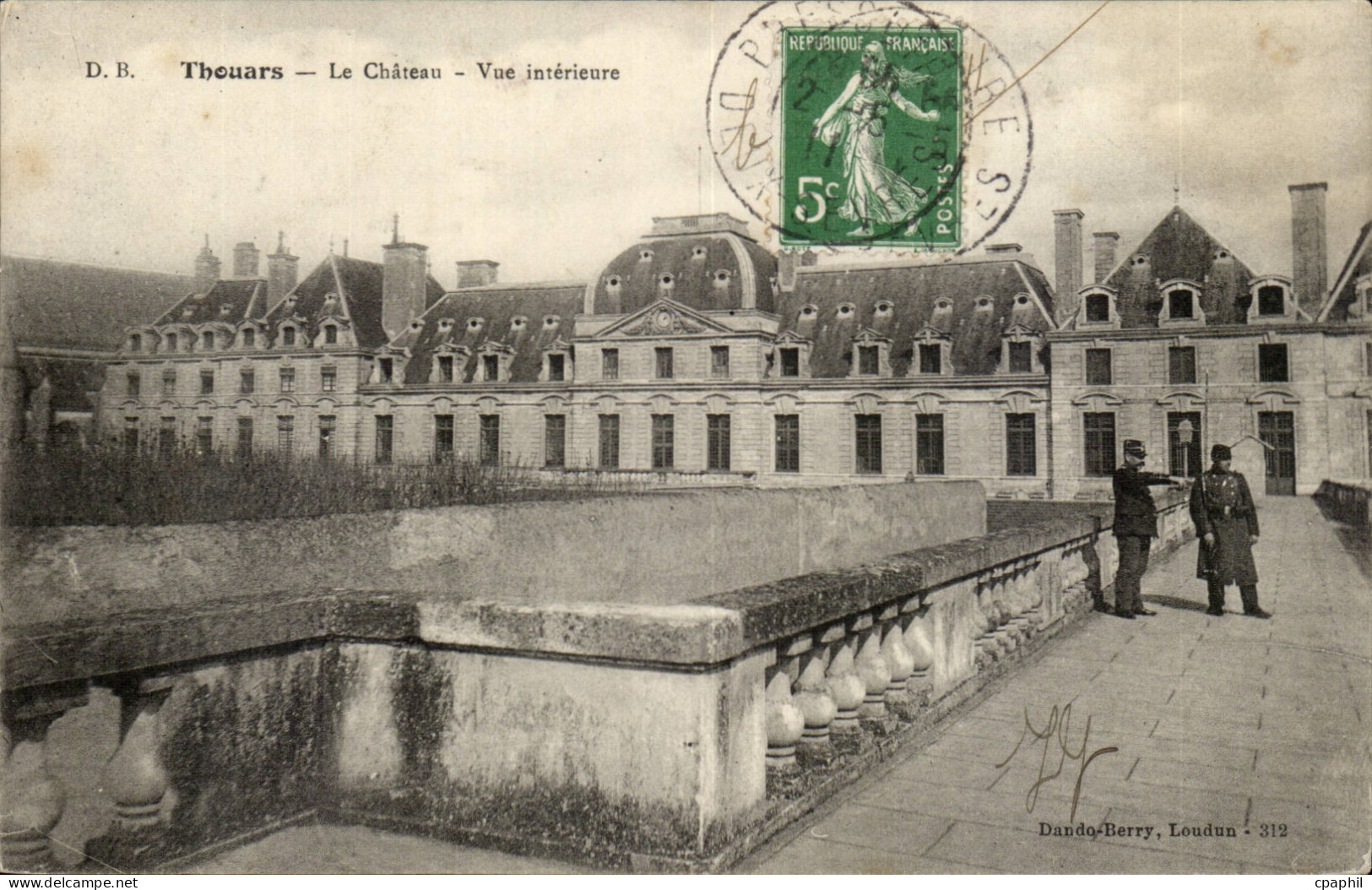 Thouars - Le Chateau - Vue Interieure - CPA