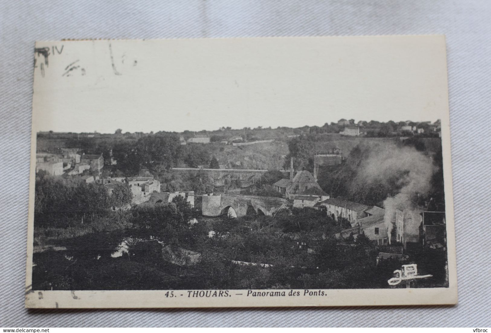 Thouars, panorama des ponts, Deux Sèvres 79