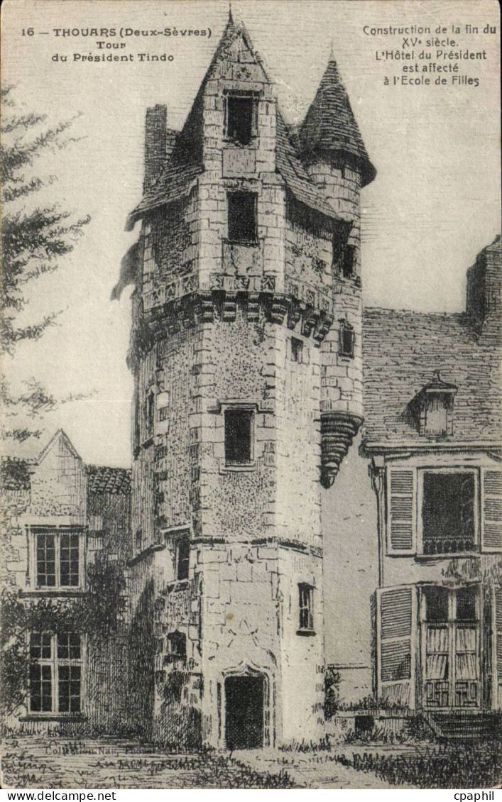 Thouars - Tour du President Tindo - CPA