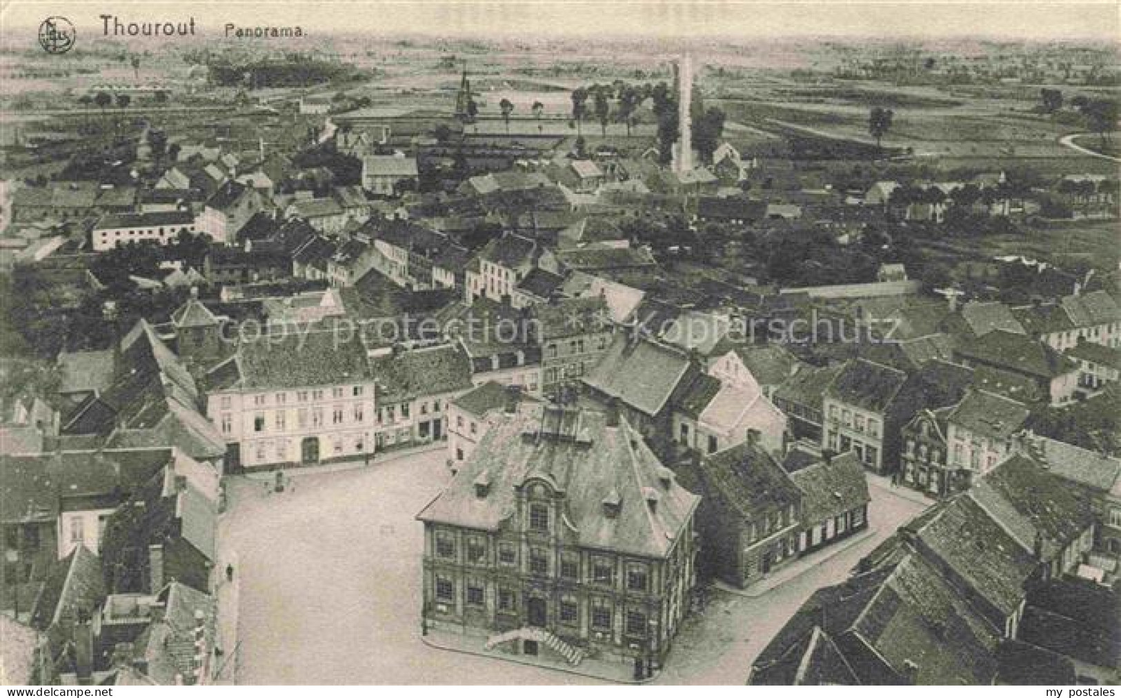 Thourout Torhout West-Vlaanderen Belgie Panorama