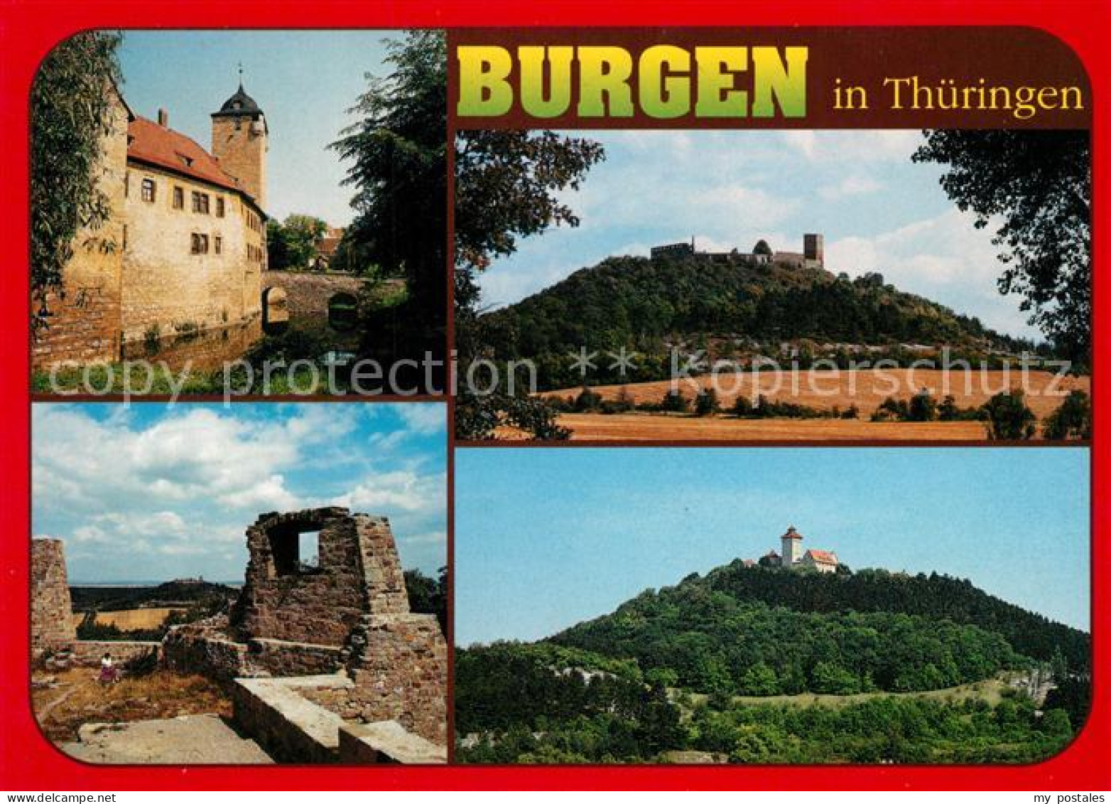 Thueringen Region Burgen in Thueringen Kapellendorf Wandersleben Muehlberg Holzh