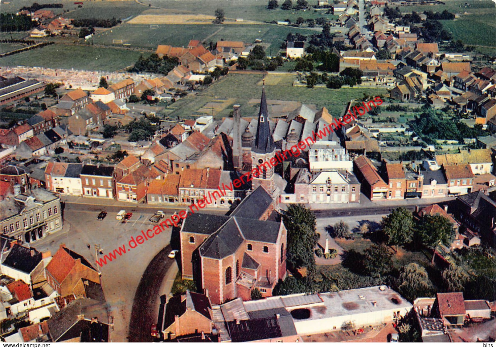 Thulin - Vue aérienne - Hensies