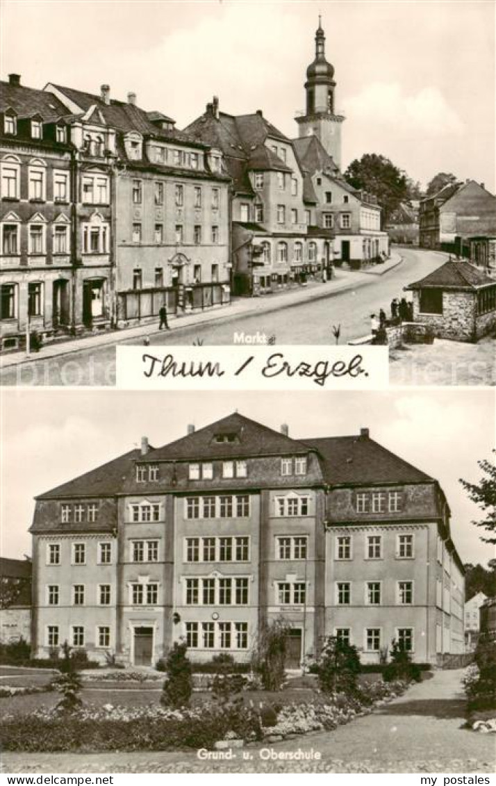 Thum Erzgebirge Markt Grund und Oberschule
