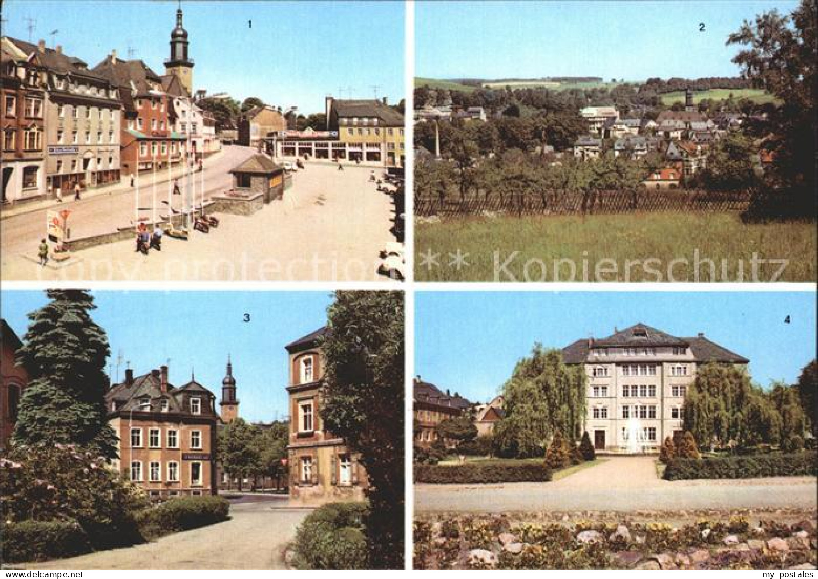 Thum Erzgebirge Markt Rathausplatz