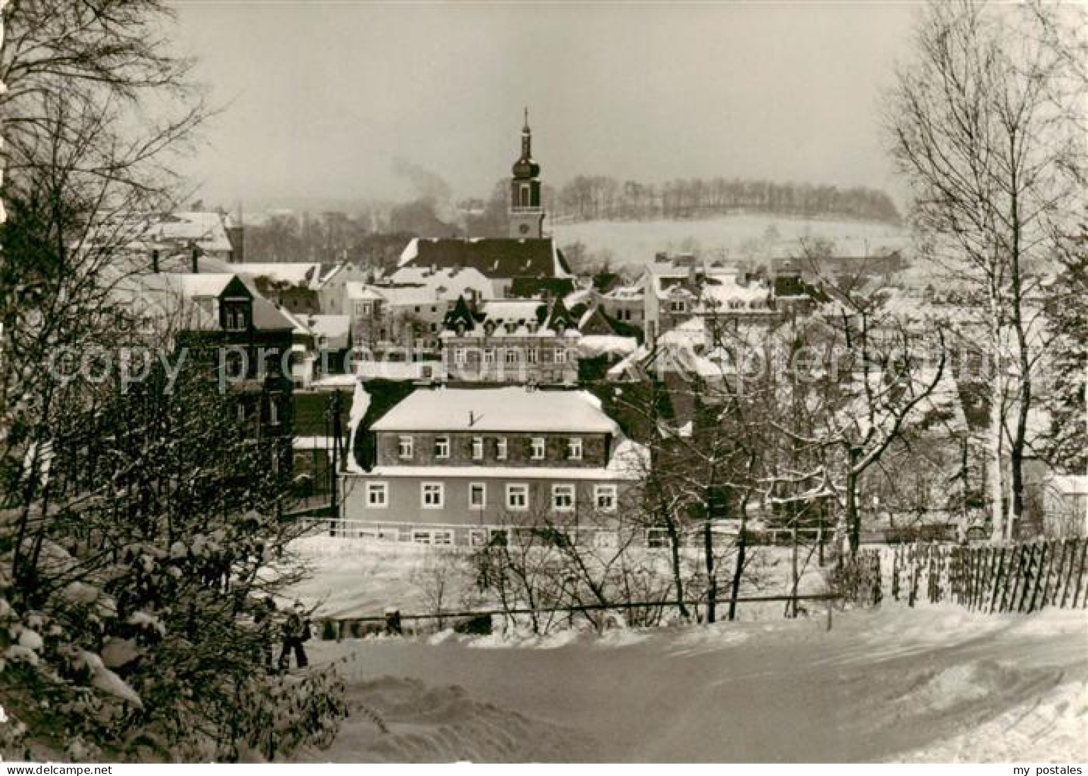 Thum Erzgebirge Ortsansicht