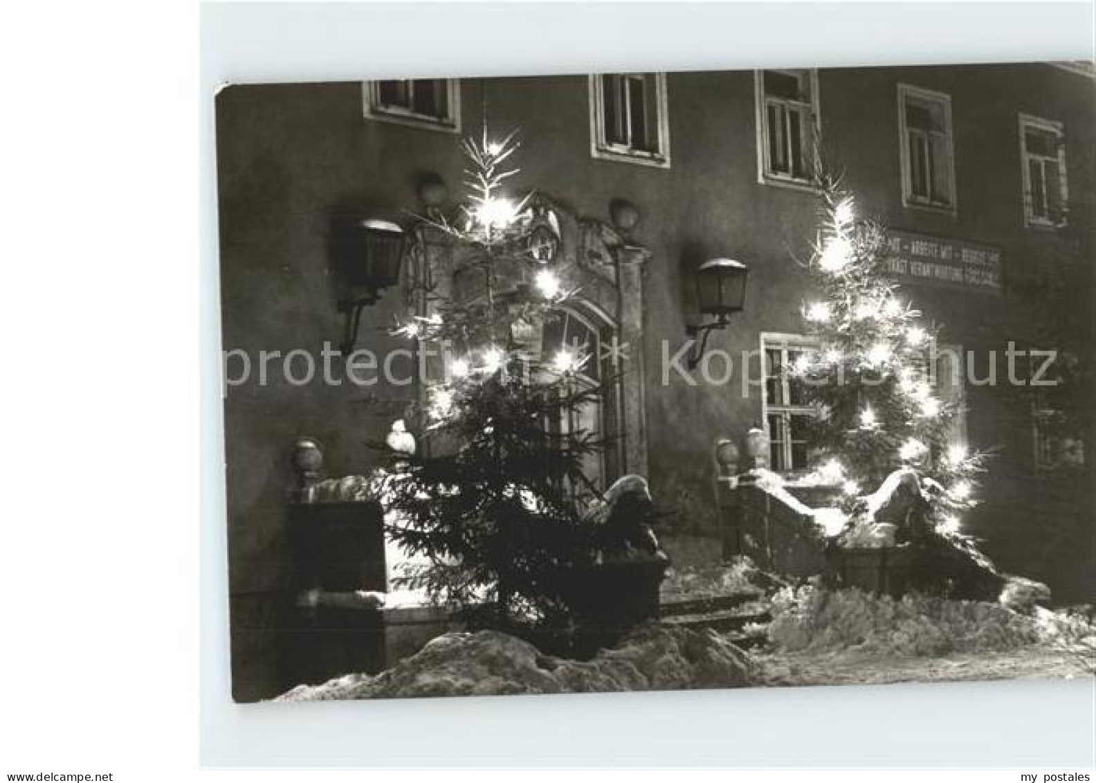 Thum Erzgebirge Rathaus Weihnachtszeit