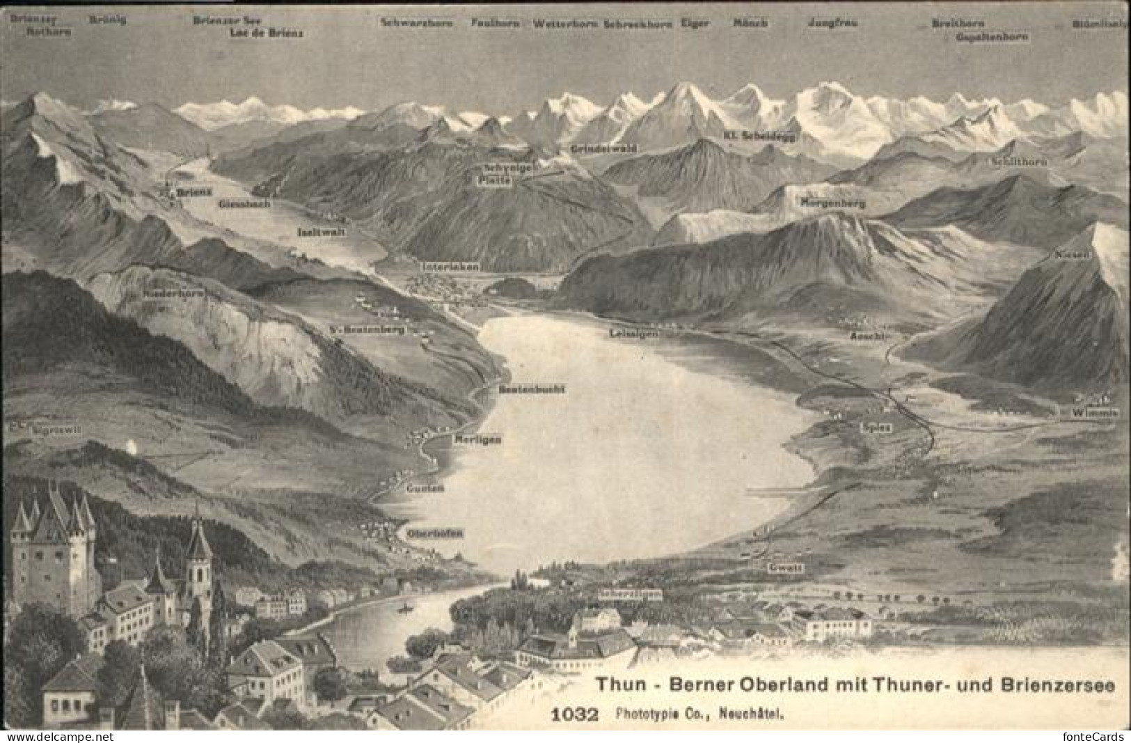 Thun Brienzersee Thunersee