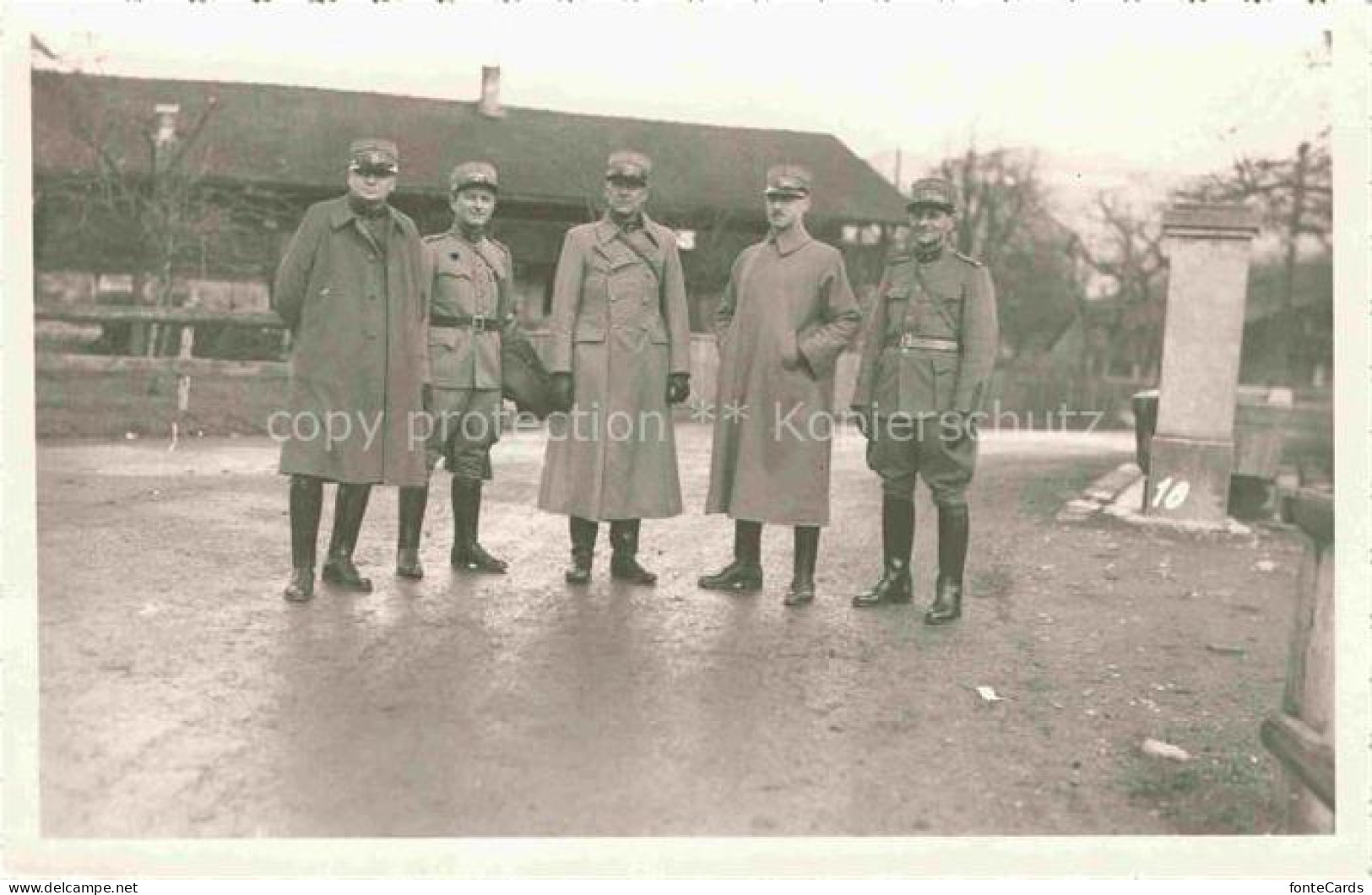 THUN Thoune BE Gruppenbild Offiziere