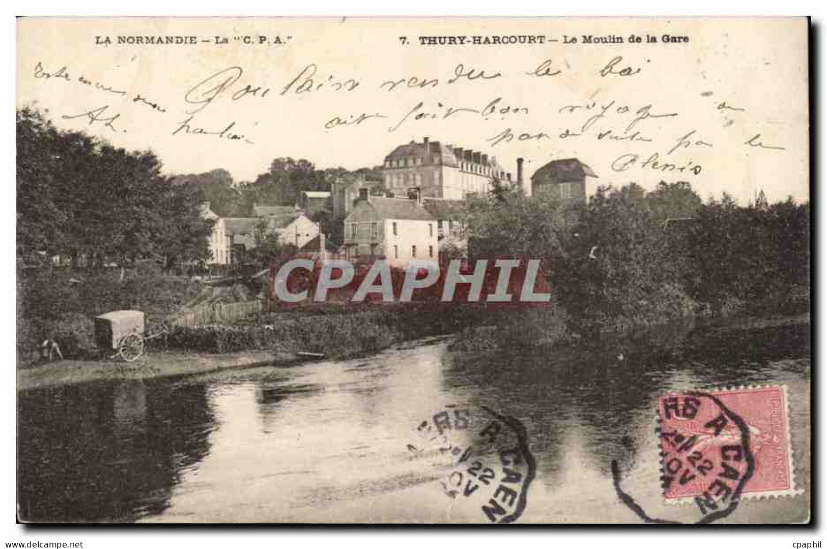Thury Harcourt CPA Le moulin de la gare