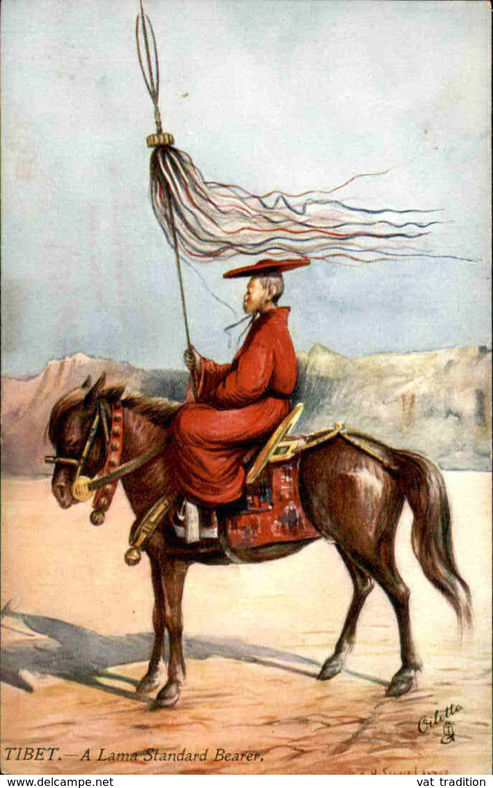 TIBET - Carte postale - A Lama Standard Bearer  - L 67751