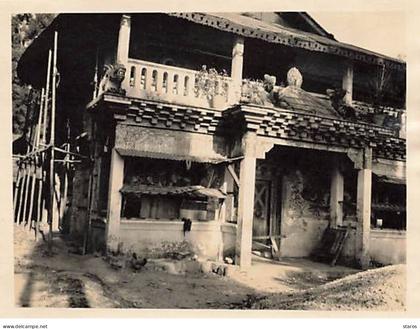 Photo - Tibet - Monastère de Lagkhung à Bhutan- Format 11 x 8,5 cm