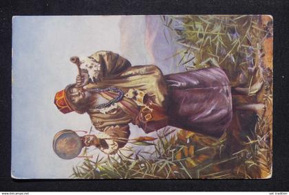 TIBET - Carte postale illustrée - Rare - M 11926