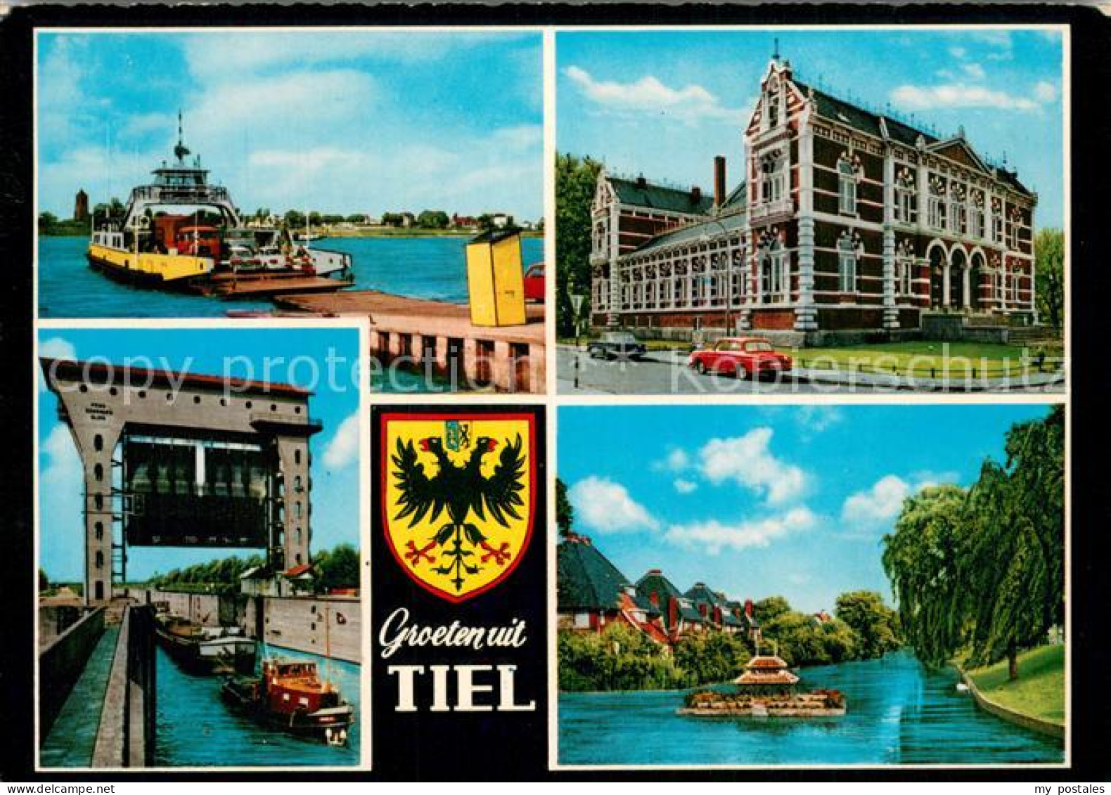 Tiel Faehrbahnhof Schleuse Kanal Hotel