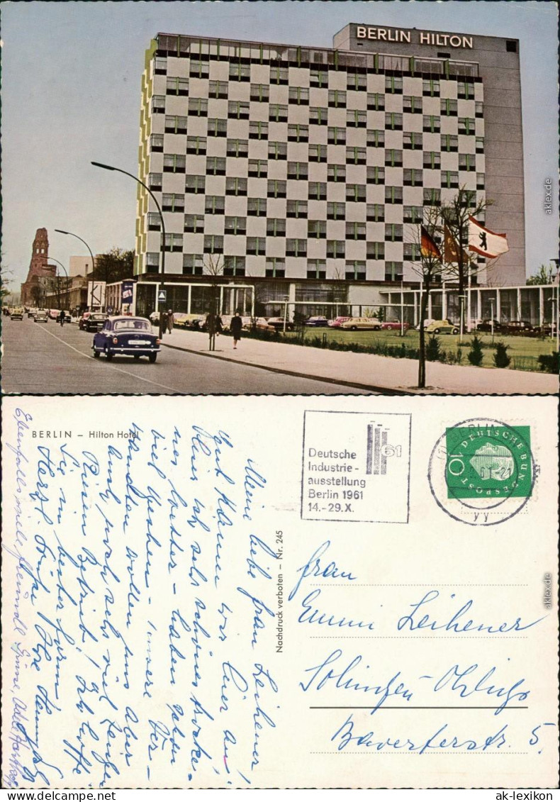 Tiergarten-Berlin InterContinental Berlin - ehem. Berlin Hilton Hotel 1961