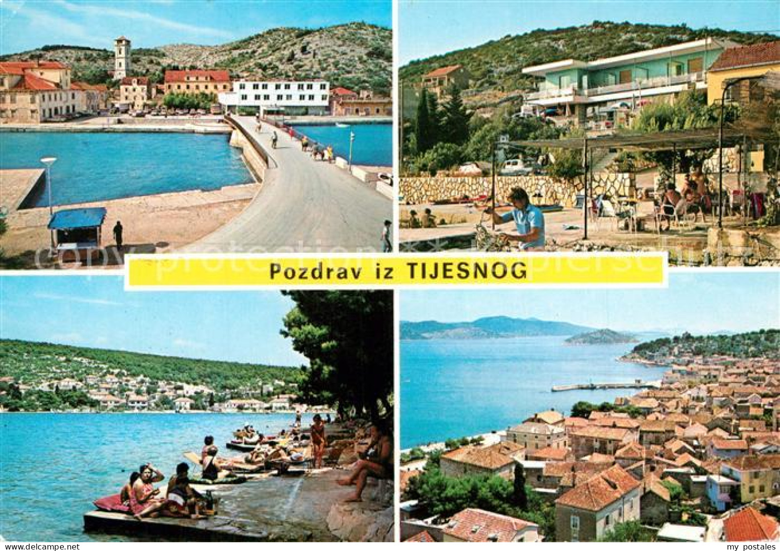 Tijesno Bosnien Herzegowina Stadtansichten Panorama