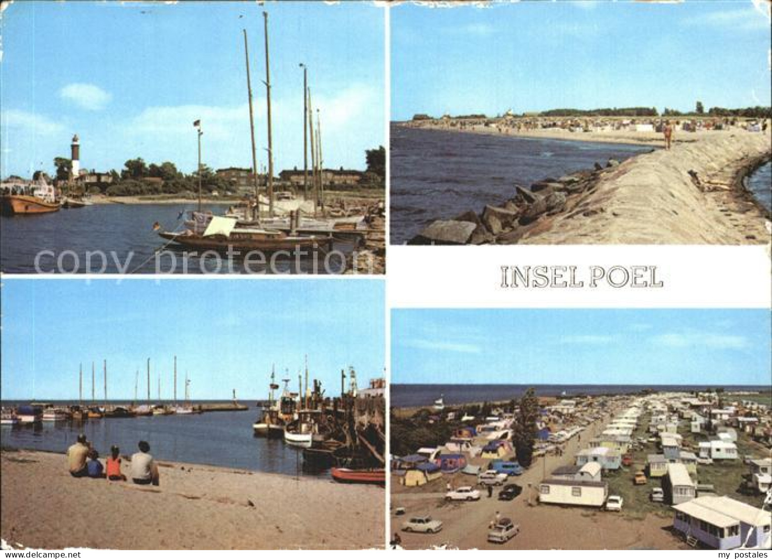 Timmendorf Insel Poel Hafen Leuchtturm Mole Hafen Zeltplatz