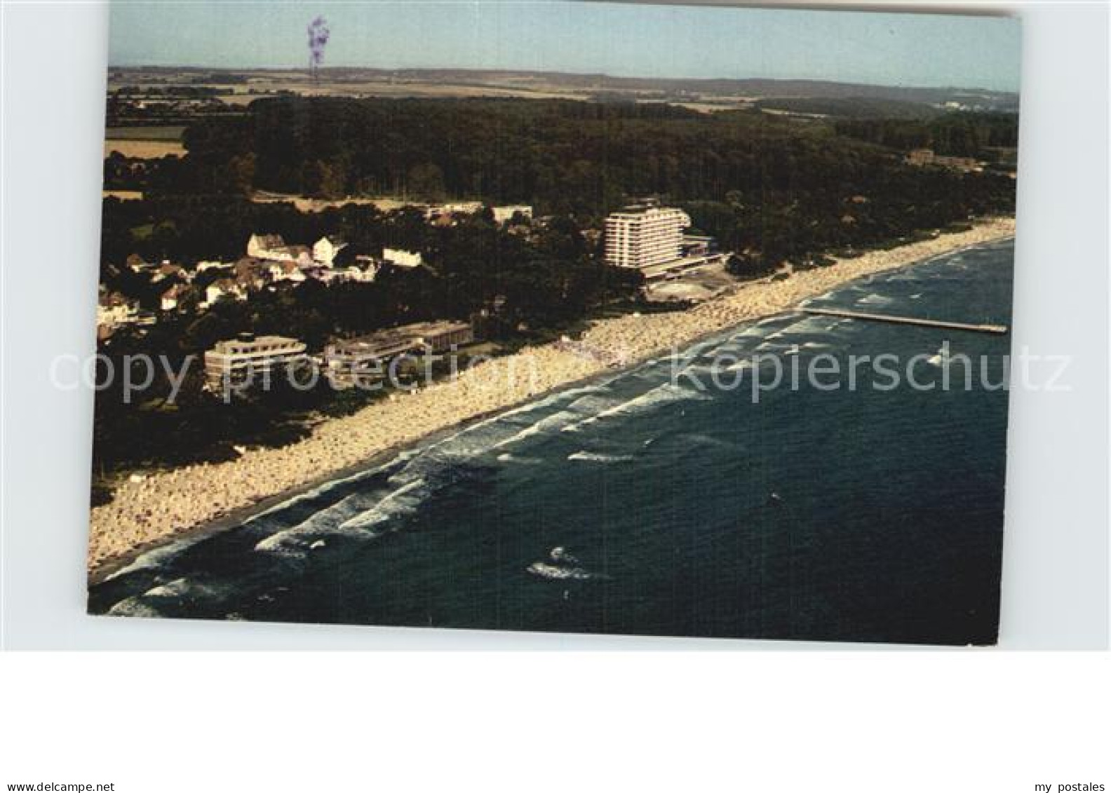 Timmendorfer Strand Fliegeraufnahme mit Strand