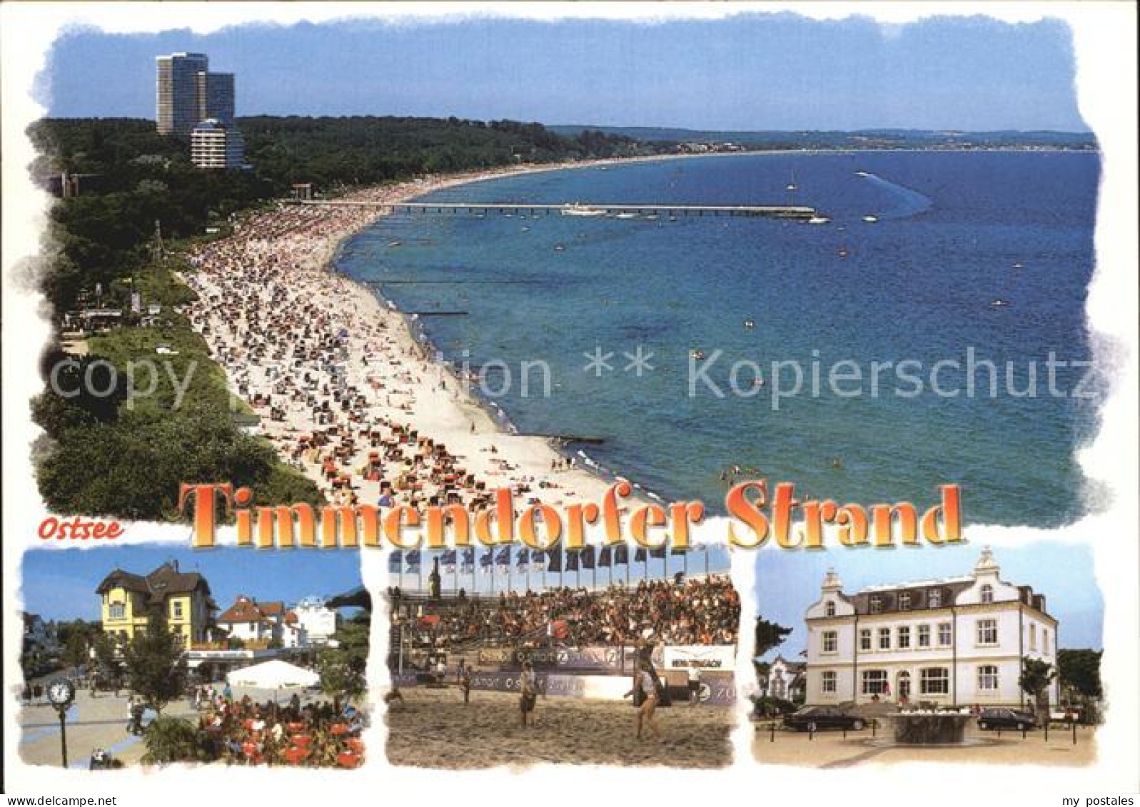 Timmendorfer Strand Fliegeraufnahme Strand