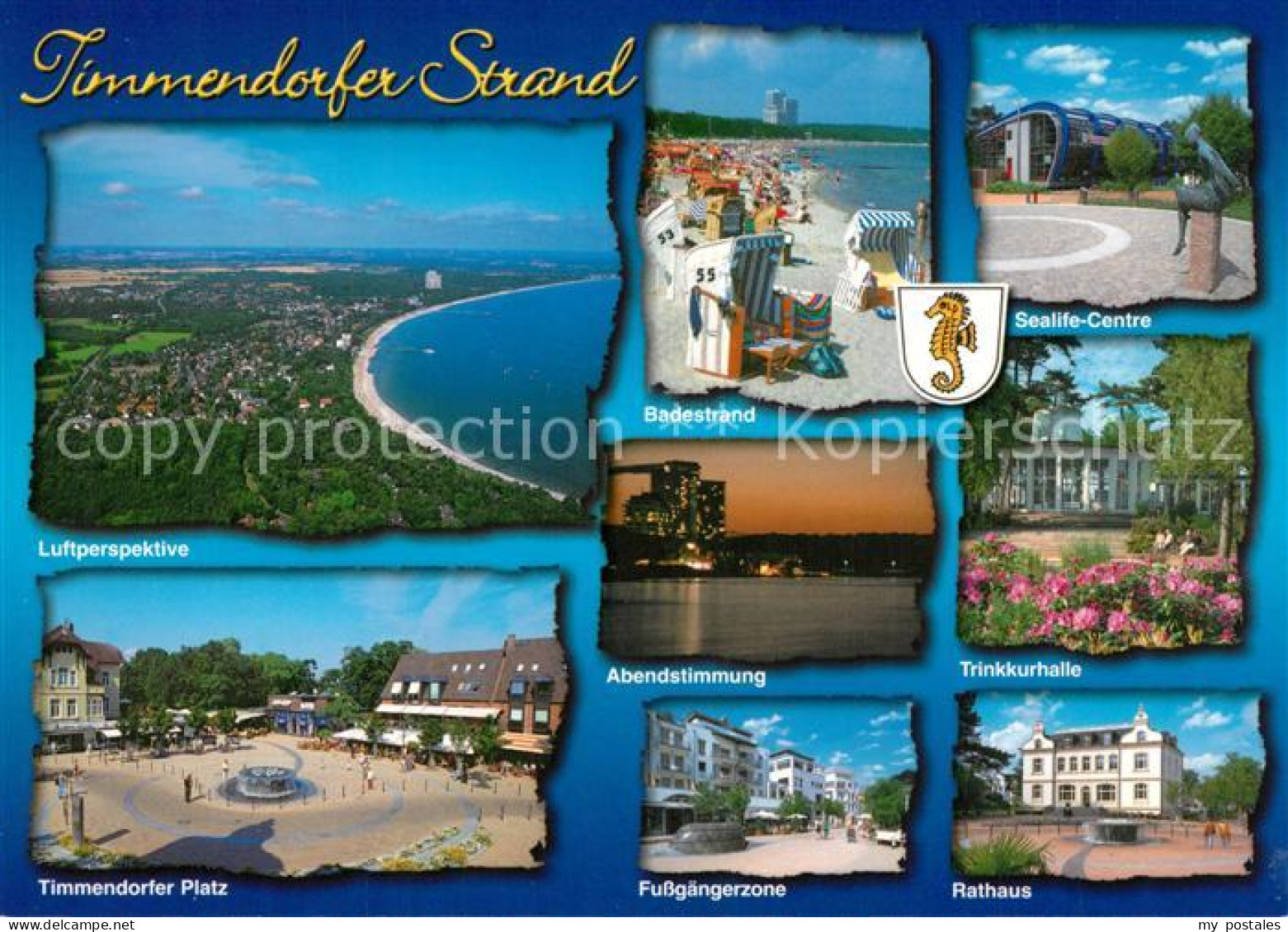 Timmendorfer Strand Fliegeraufnahme Strand Sealife-Centre Timmendorfer-Platz Tri