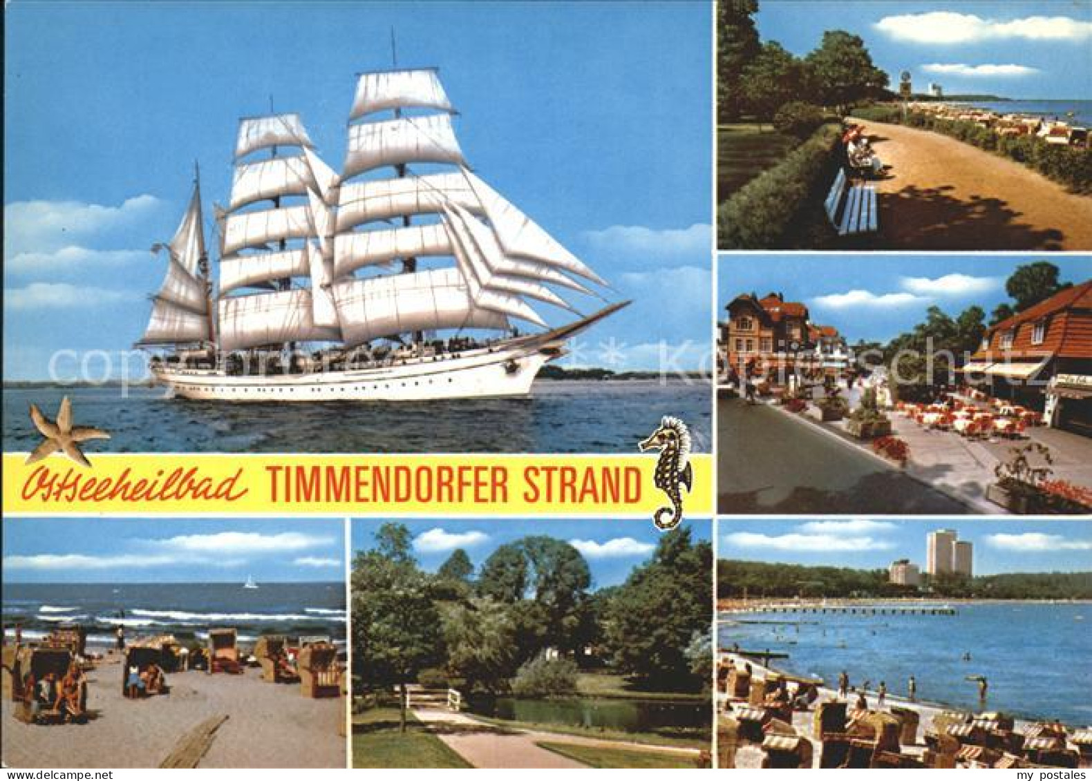 Timmendorfer Strand Segelschiff Strand