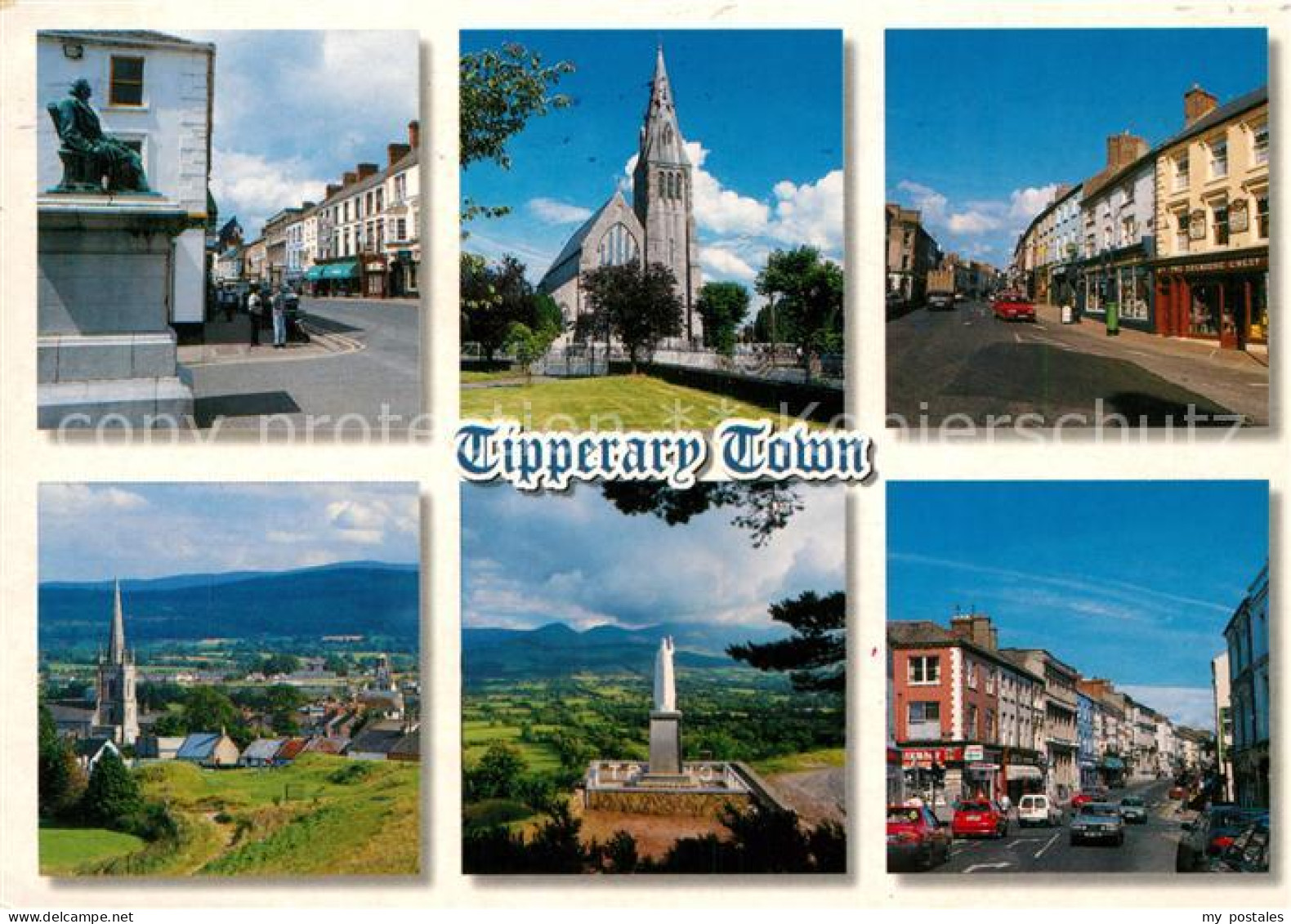 Tipperary Ireland Sehenswuerdigkeiten Kirche Monument Strassenpartie