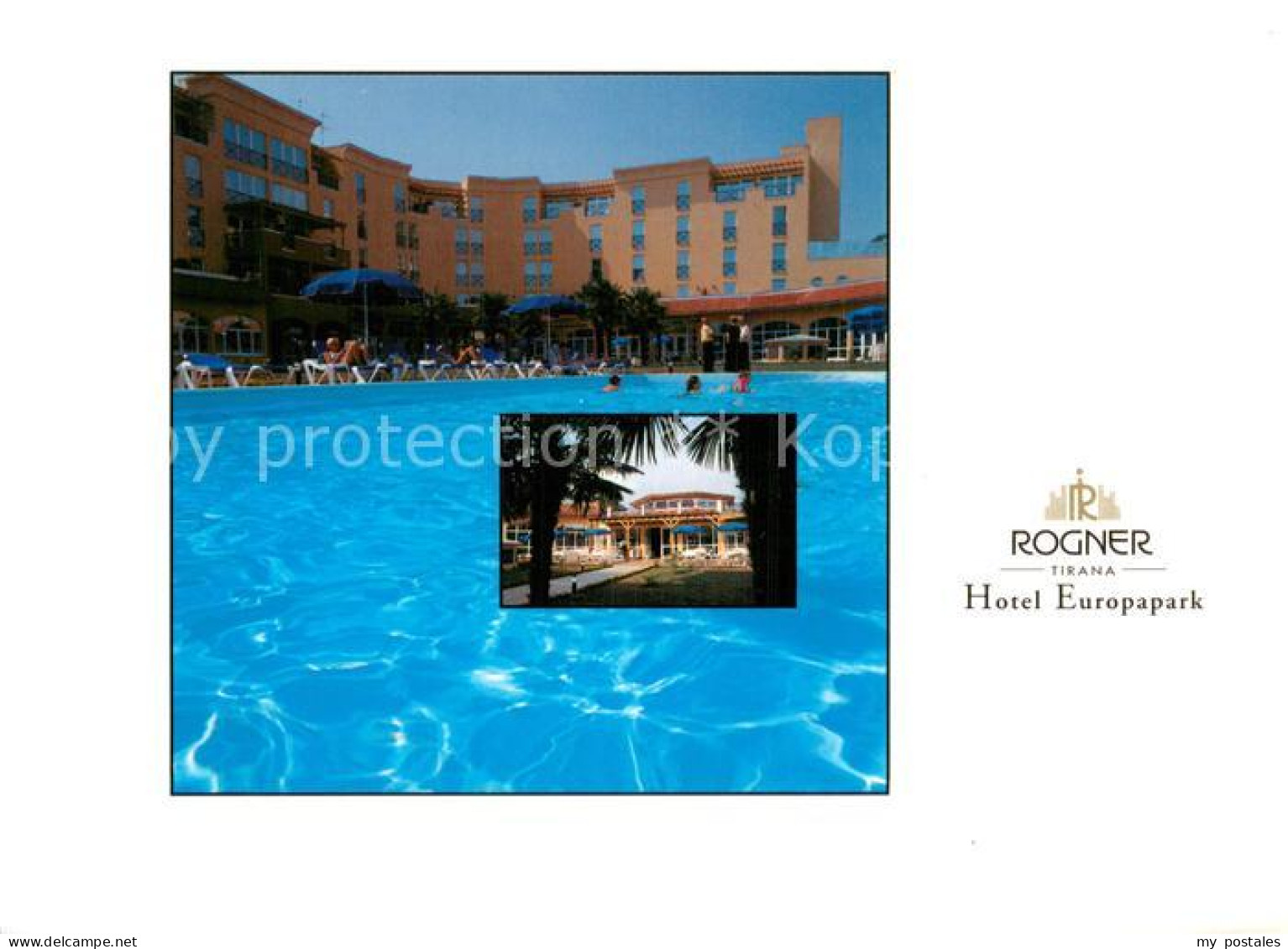 Tirana Albanien Rogner Hotel Europapark Pool