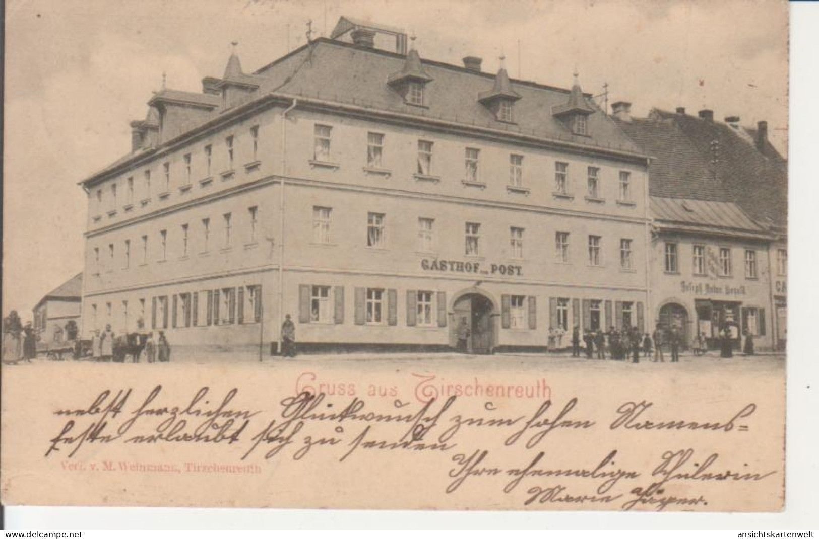Tirschenreuth - Gasthof zur Post gl1901 #228.466