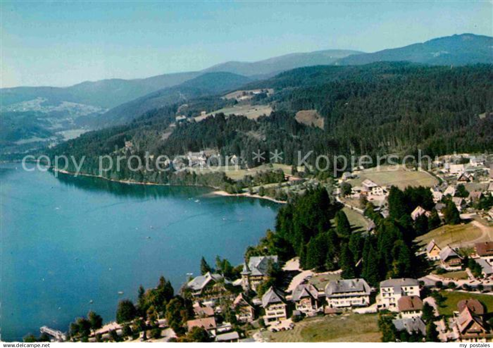 Titisee-Neustadt Fliegeraufnahme mit Feldberg