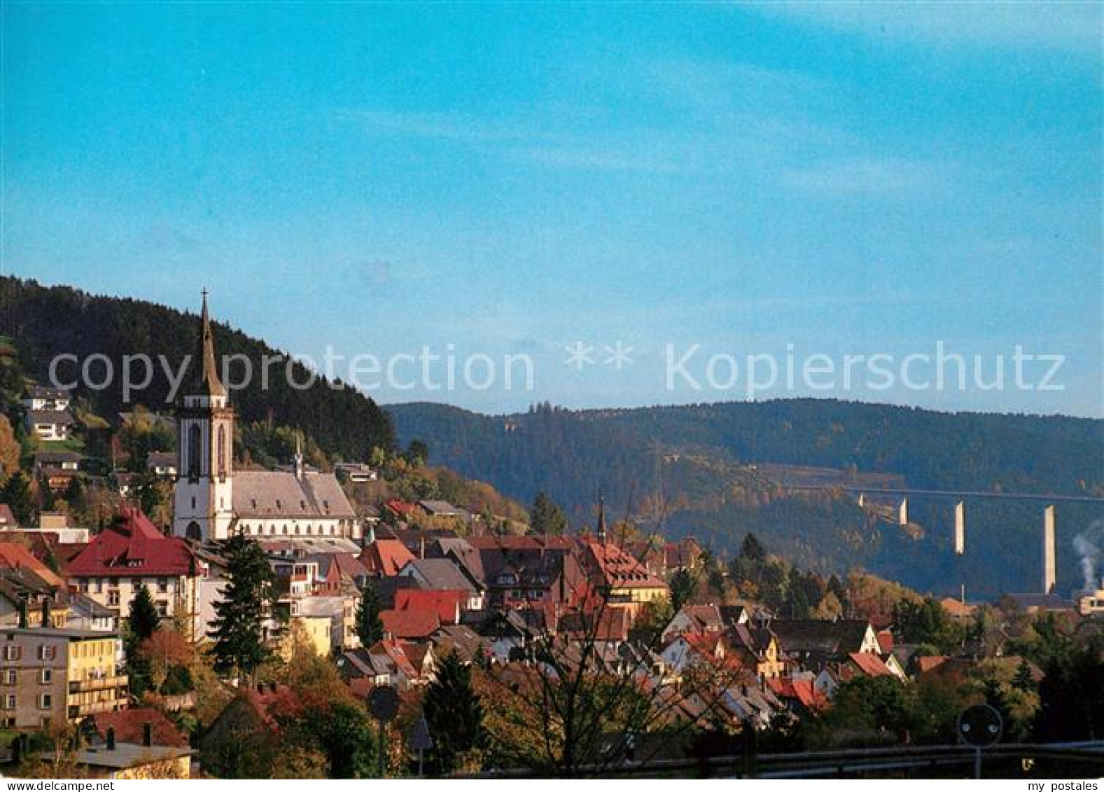 Titisee-Neustadt Panorama mit Kirche