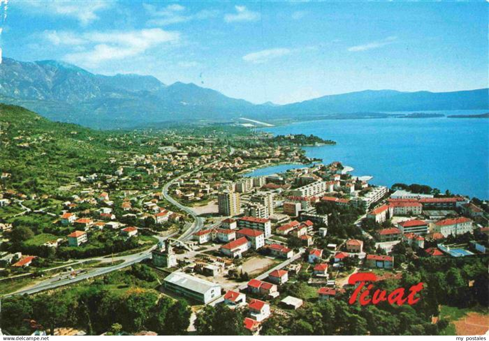 Tivat Montenegro Fliegeraufnahme