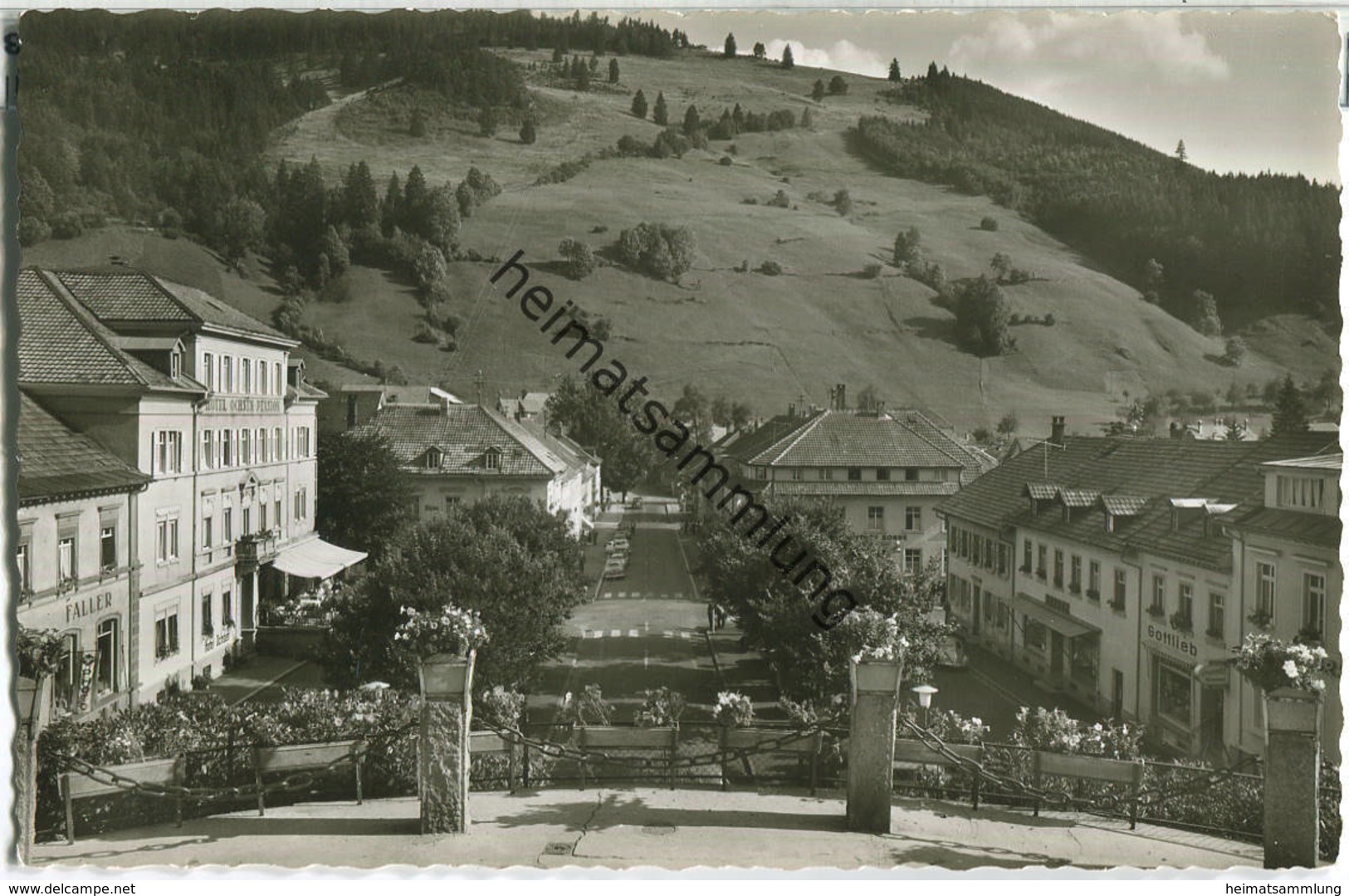 Todtnau - Marktplatz - Foto-Ansichtskarte