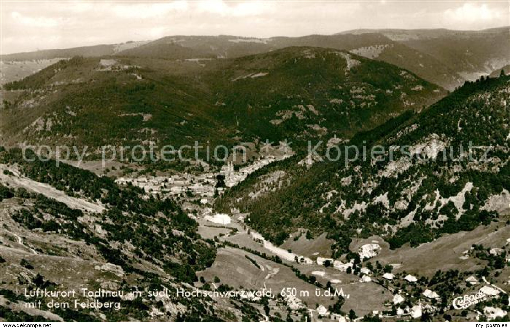 Todtnau Schwarzwald BW Fliegeraufnahme