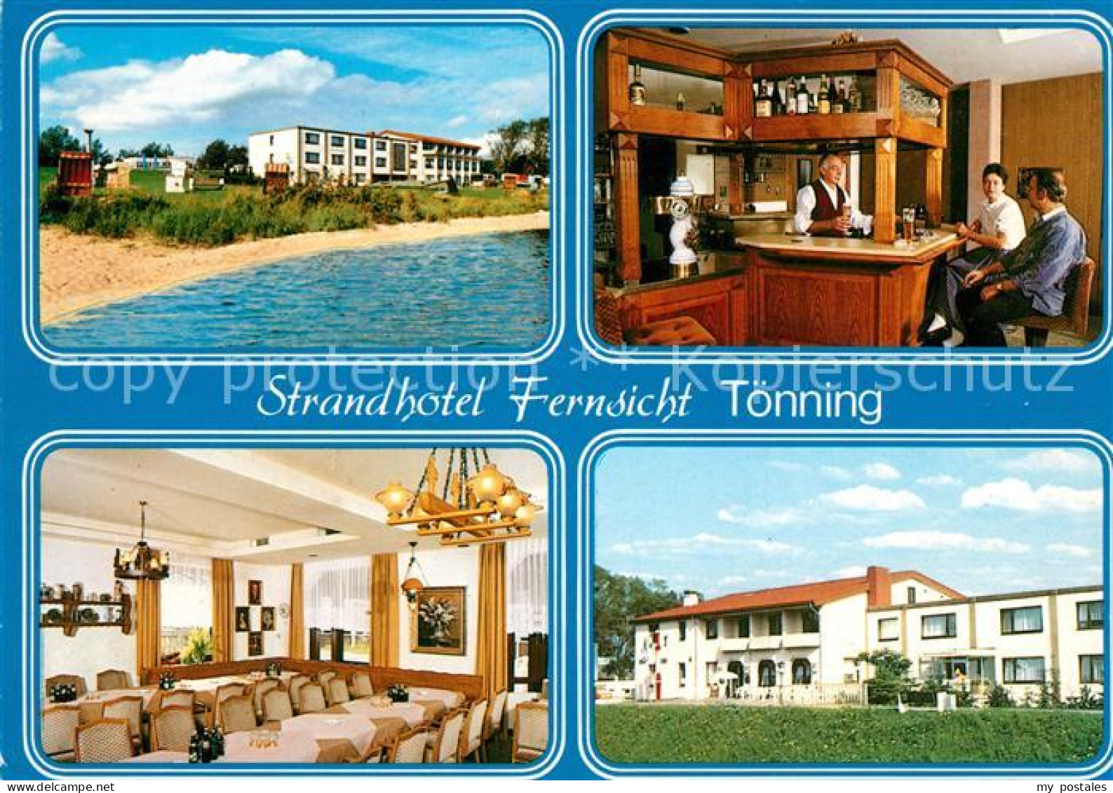 Toenning Nordseebad Strandhotel Fernsicht Inseln Halligen