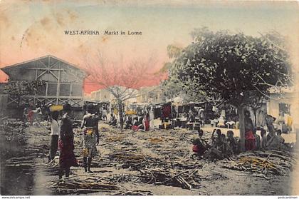 Deutsch Togo - Markt in Lome - Verlag C.A.W.G. 381