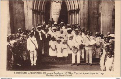 PC MISSIONARIES LOME MARIAGE CHRETIEN TOGO (a28015)