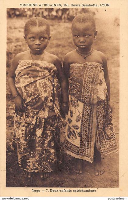 TOGO - Deux enfants catéchumènes - Ed. Missions Africaines 7