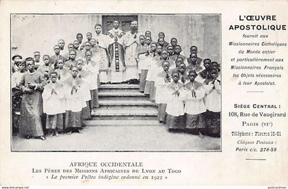 Togo - LOMÉ - Le premier prêtre indigène ordonné en 1922 - Ed. Les Pères des Missions Africaines de Lyon au Togo - L'oeu