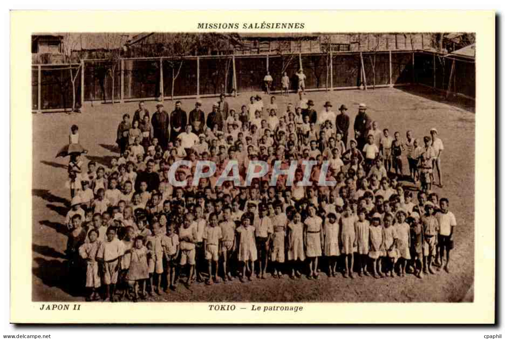 Tokio- Le patronage -CPA - Mission Salesiennes