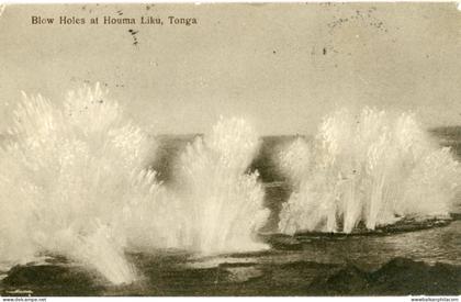 Tonga Houma Liku Blowhole 1900s to New Zealand