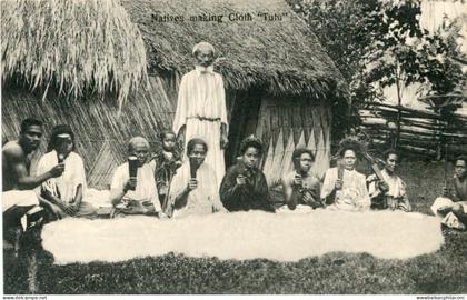 Tonga Ngatu Tutu Tapa Cloth making